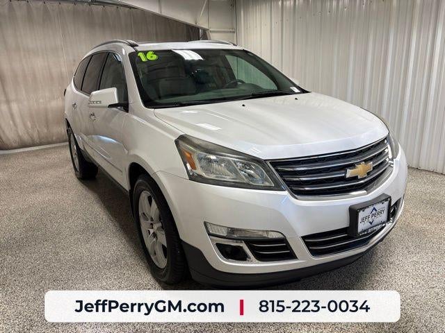 Used 2016 Chevrolet Traverse LTZ with VIN 1GNKVJKD6GJ273424 for sale in Peru, IL