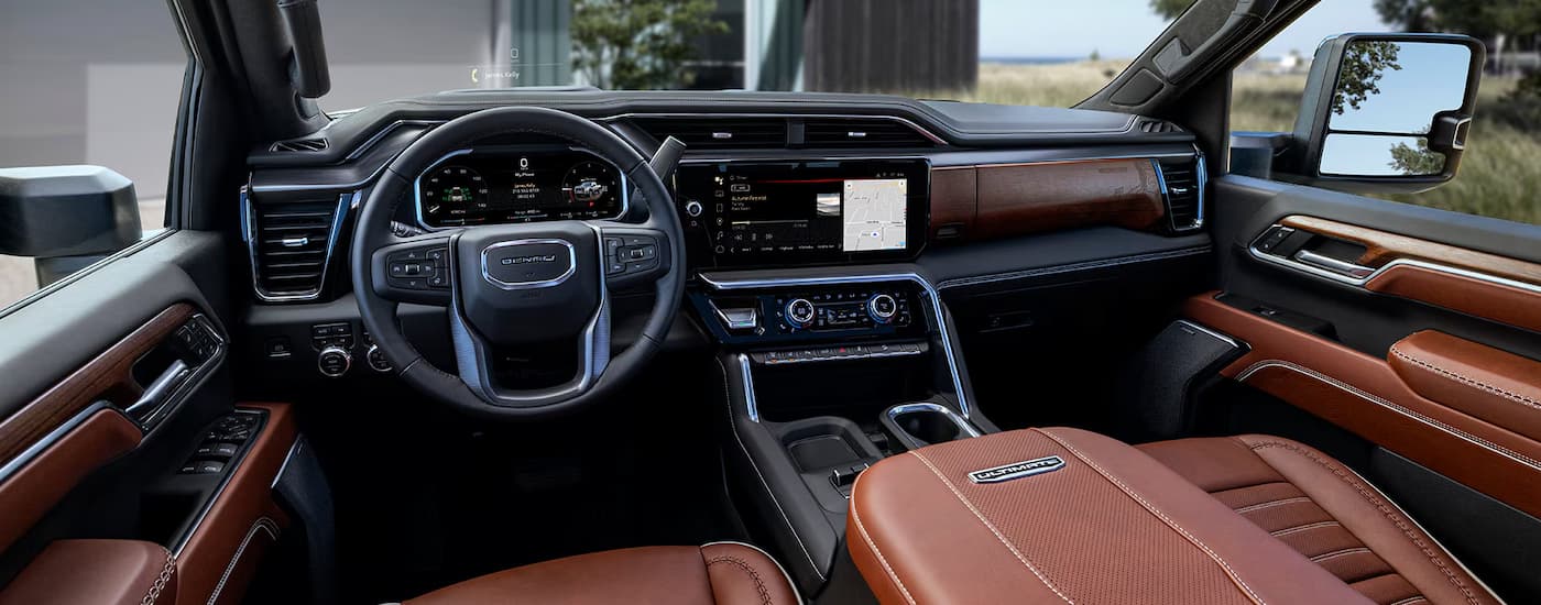 2026 GMC Sierra 2500 HD interior view.